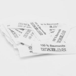 50 St. Textiletiketten 100% Baumwolle