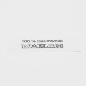 50 St. Textiletiketten 100% Baumwolle