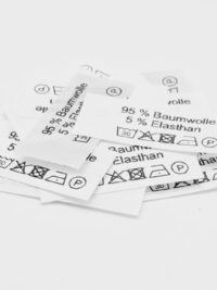 50 Textiletiketten 95 % Baumwolle 5% Elasthan
