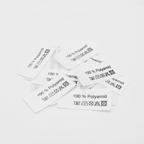 50 St. Textiletiketten 100% Polyamid