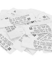 037 50 Textiletiketten 50% Polyester 50% Viscose