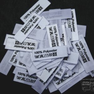 50 Textiletiketten 100% Polyester 50 Textiletiketten 100% Polyester