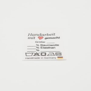 25 St. Textiletiketten Universal Hochformat