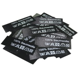 50 Textiletiketten 100% Baumwolle 50 Textiletiketten 100% Baumwolle