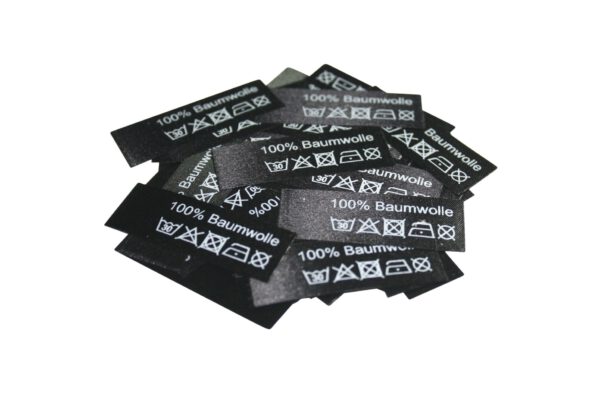 50 Textiletiketten 100% Baumwolle 50 Textiletiketten 100% Baumwolle