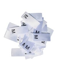 25 Textiletiketten Größe M 25 Textiletiketten Größe M