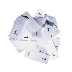 25 Textiletiketten Größe L