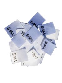 25 Textiletiketten Größe S-M-L 25 Textiletiketten Größe S-M-L
