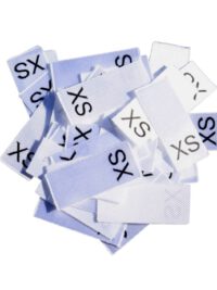 25 Textiletiketten Größe XS 25 Textiletiketten Größe XS