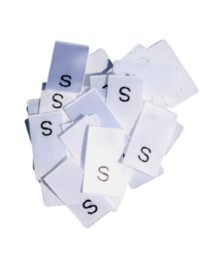 25 Textiletiketten Größe S