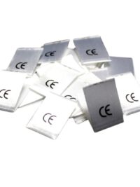 25 Textiletiketten CE mit Mittelfalte 25 Textiletiketten CE mit Mittelfalte