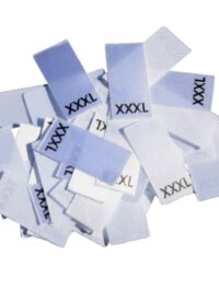 25 Textiletiketten Größe XXXL 25 Textiletiketten Größe XXXL