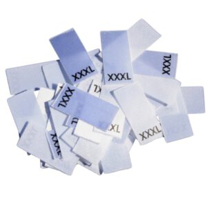 25 Textiletiketten Größe XXXL 25 Textiletiketten Größe XXXL