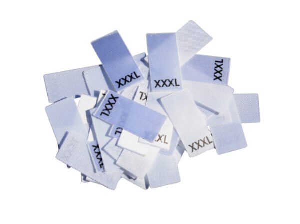 25 Textiletiketten Größe XXXL 25 Textiletiketten Größe XXXL