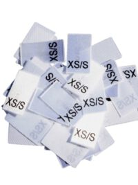 25 Textiletiketten Größe XS/S 25 Textiletiketten Größe XS/S