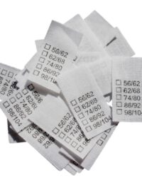 25 Textiletiketten Universal Größe 56/62 - 98/104 25 Textiletiketten Universal Größe 56/62 - 98/104