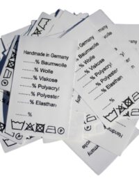 25 Textiletiketten Universal" Handmade in Germany" 25 Textiletiketten Universal" Handmade in Germany"
