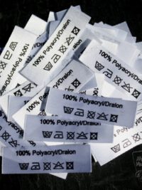 50 Textiletiketten 100% Polyacryl/Dralon 50 Textiletiketten 100% Polyacryl/Dralon
