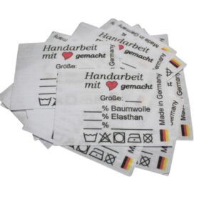 25 Textiletiketten Universal 25 Textiletiketten Universal