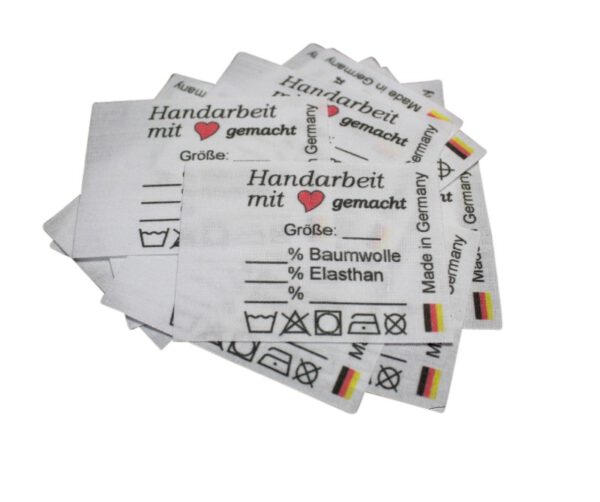 25 Textiletiketten Universal 25 Textiletiketten Universal