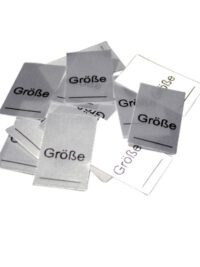 25 Textiletiketten Größe___ selbst ausfüllbar 25 Textiletiketten Größe___ selbst ausfüllbar