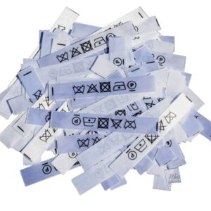 50 Textiletiketten nur mit Pflegesymbolen 50 Textiletiketten nur mit Pflegesymbolen