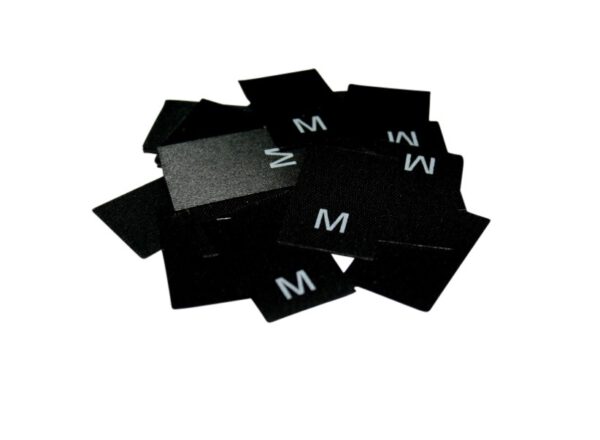 25 Textiletiketten Größe M 25 Textiletiketten Größe M