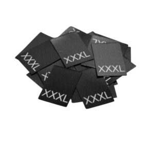 25 Textiletiketten Größe XXXL 25 Textiletiketten Größe XXXL