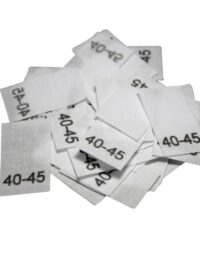 25 Textiletiketten für Mützen - KU 40-45cm 25 Textiletiketten für Mützen - KU 40-45cm