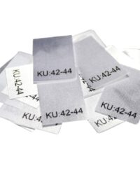 25 Textiletiketten Größe KU: 42-44