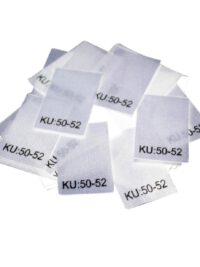 25 Textiletiketten Größe KU: 50-52 25 Textiletiketten Größe KU: 50-52
