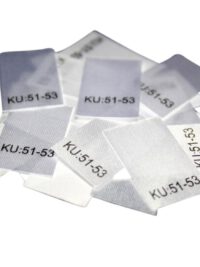 25 Textiletiketten Größe KU: 51-53 25 Textiletiketten Größe KU: 51-53