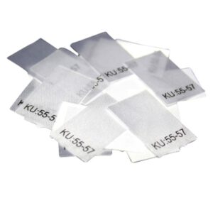 25 Textiletiketten Größe KU: 55-57