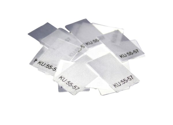 25 Textiletiketten Größe KU: 55-57
