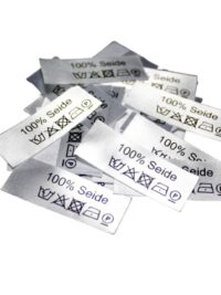 50 Textiletiketten 100% Seide 50 Textiletiketten 100% Seide