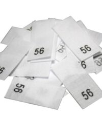 25 Textiletiketten - Größe 56 auf Mischband 25 Textiletiketten - Größe 56 auf Mischband