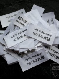 50 Textiletiketten 100% Polyamid 50 Textiletiketten 100% Polyamid