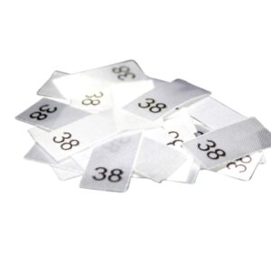 25 Textiletiketten - Größe 38