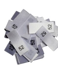 25 Textiletiketten - Größe 52 25 Textiletiketten - Größe 52