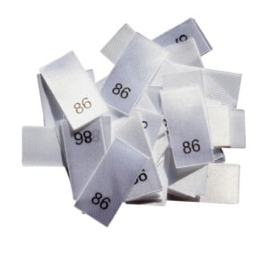 25 Textiletiketten - Größe 86 25 Textiletiketten - Größe 86