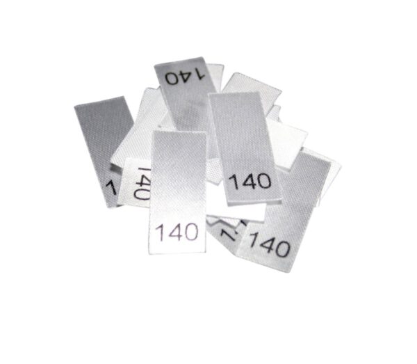 25 Textiletiketten - Größe 140 25 Textiletiketten - Größe 140