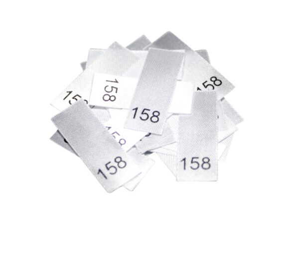 25 Textiletiketten - Größe 158 25 Textiletiketten - Größe 158