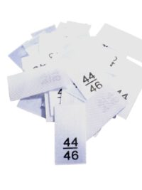 25 Textiletiketten - Größe 44/46 25 Textiletiketten - Größe 44/46