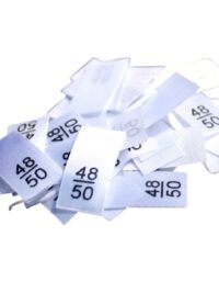 25 Textiletiketten - Größe 48/50 25 Textiletiketten - Größe 48/50