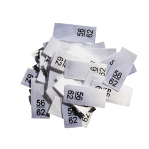 25 Textiletiketten - Größe 56/62 25 Textiletiketten - Größe 56/62