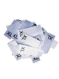 25 Textiletiketten Größe XL 25 Textiletiketten Größe XL