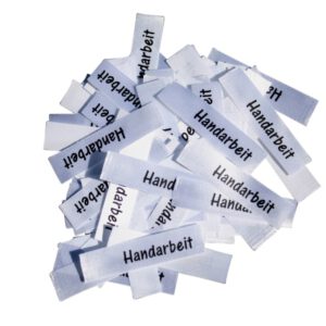25 Textiletiketten Handarbeit 25 Textiletiketten Handarbeit