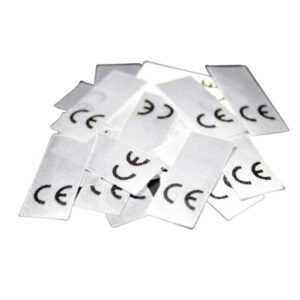 25 Textiletiketten CE