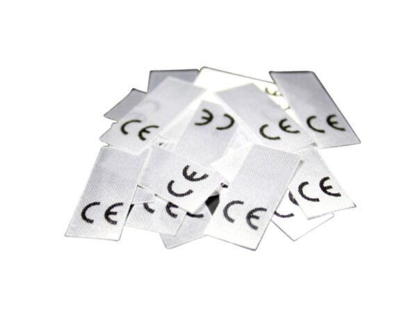 25 Textiletiketten CE