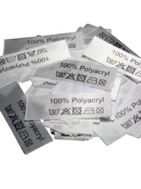 50 Textiletiketten 100% Polyacryl 50 Textiletiketten 100% Polyacryl